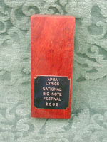 image of big note vic 2002 lyrics trophy